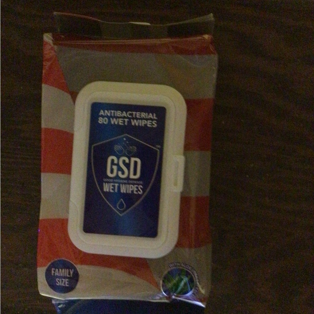 Antibacterial Wet Wipes - Red and White BUY ONE GET ONE FREE